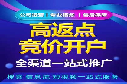 竞价开户推广案例实操指南